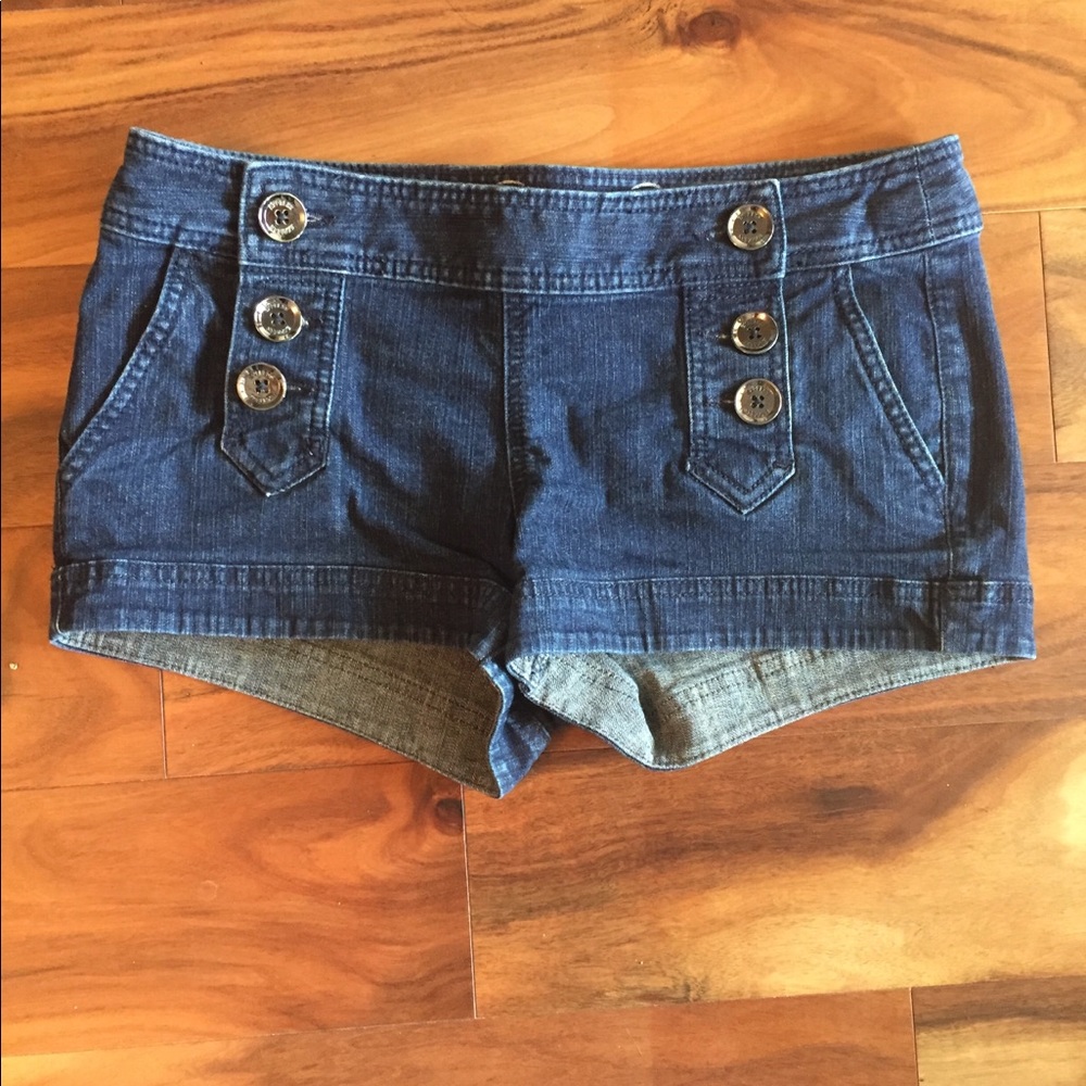 Express denim shorts